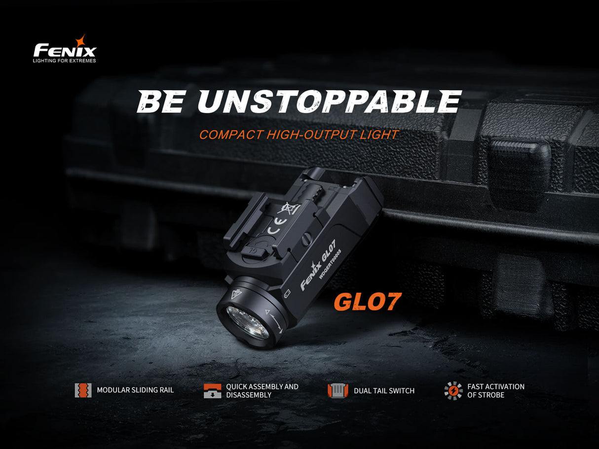 Fenix GL07 Quick Release Pistol Light for Tactical Ops