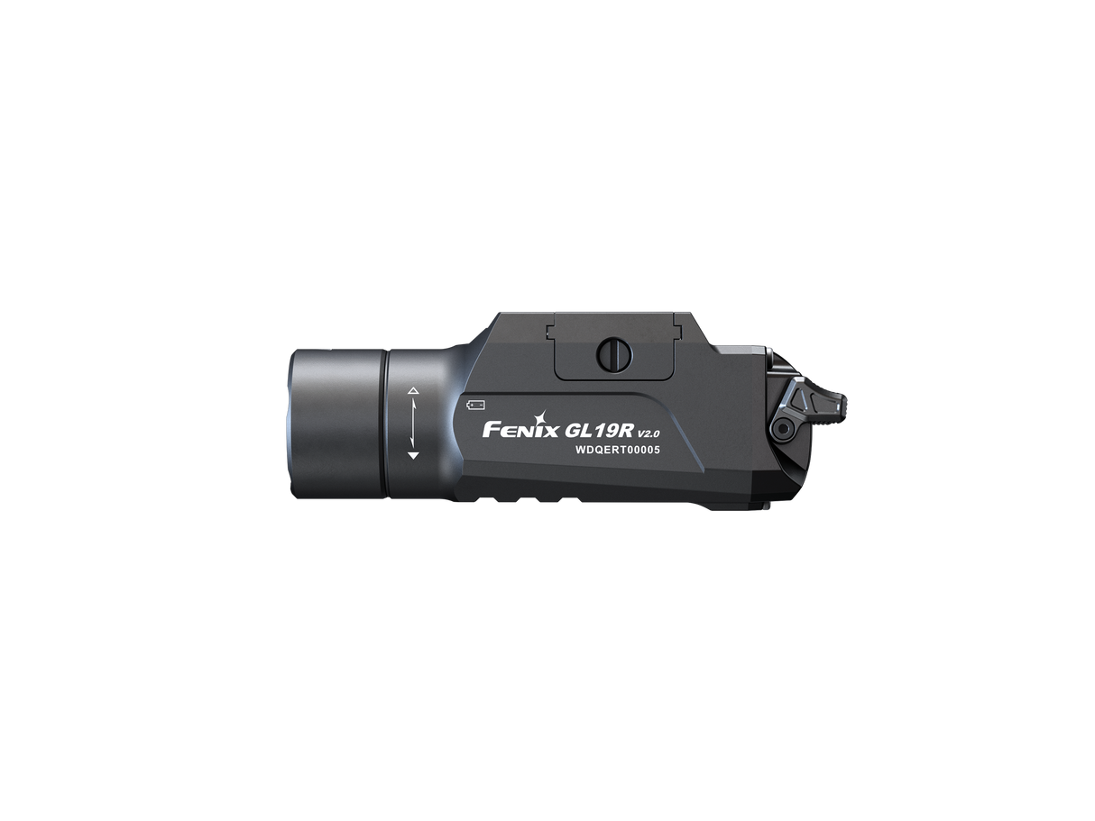 Fenix GL19R V2 Tactical Flashlight, 1200 Lumens, 44,300 Candela, 1378ft Beam, Compact Modular Light for Professionals