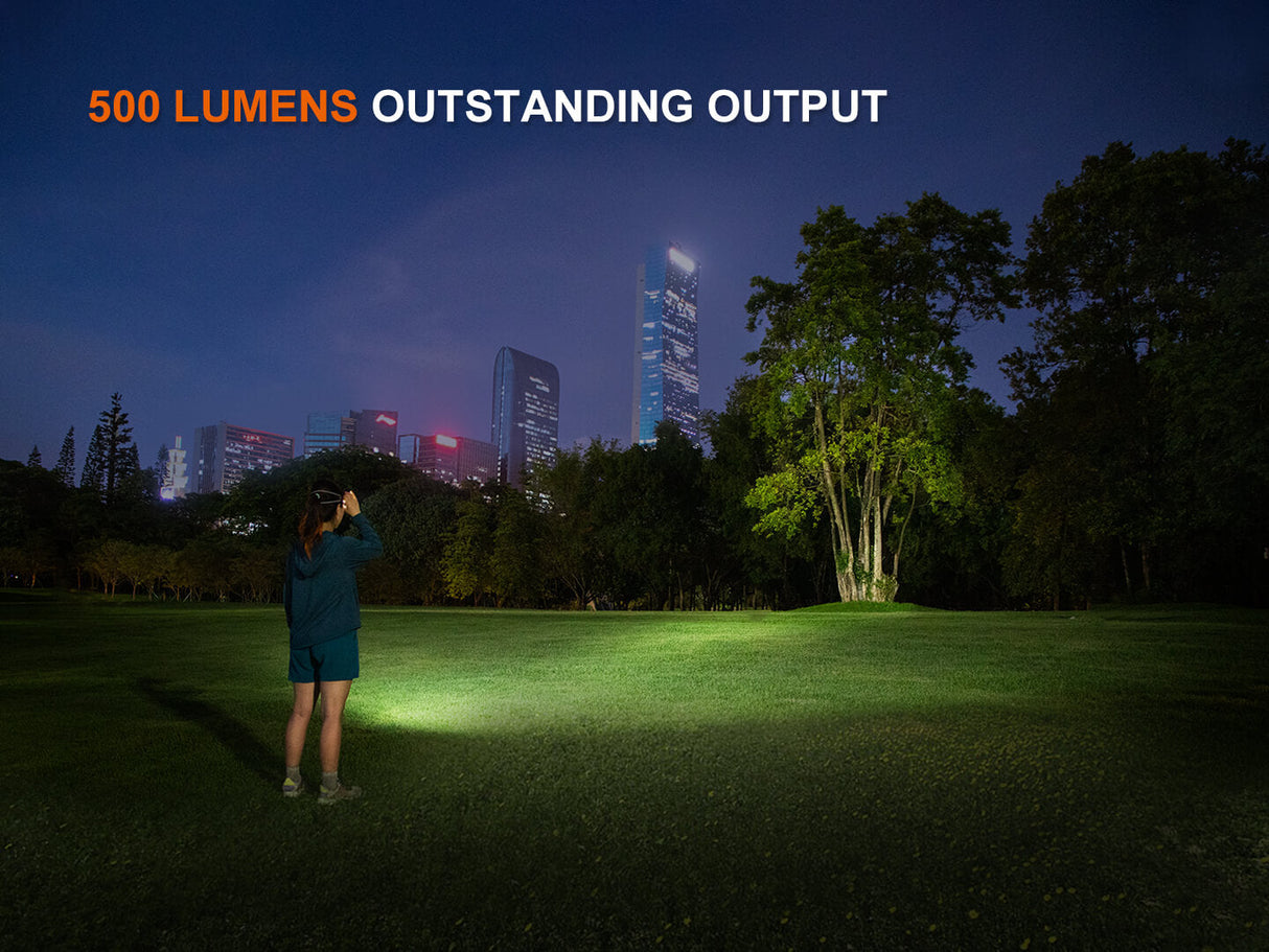 Fenix HL17R Multicolor Headlamp 2 In 1 White Light Versatile For Campers Outdoor Enthusiasts