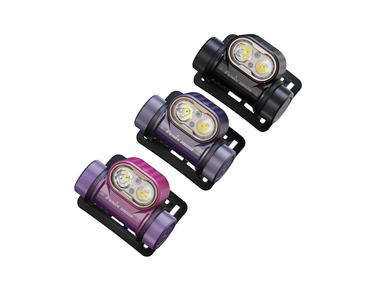 Fenix HM55R Lightweight Multi-LED Headlamp For Outdoor Adventurers 1200 Lumens Spotlight Flood Red Modes