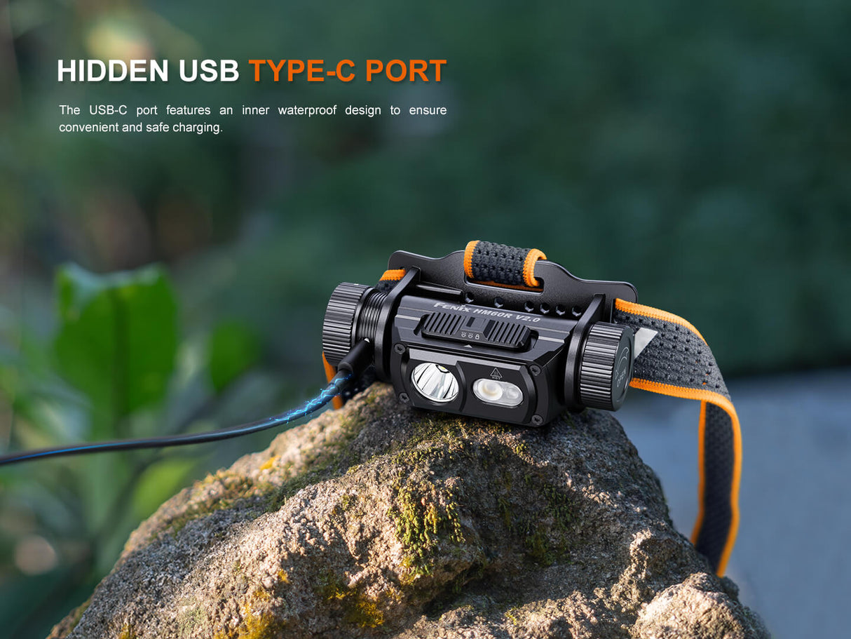 Fenix HM60R V2 Headlamp 1600 Lumens For Outdoor Explorers Powerful Versatile Reliable Night Vision