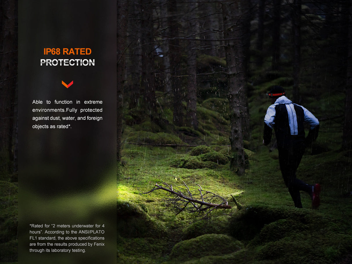 Fenix HM62-T Magnesium Trail Running Headlamp - Trail-Ready