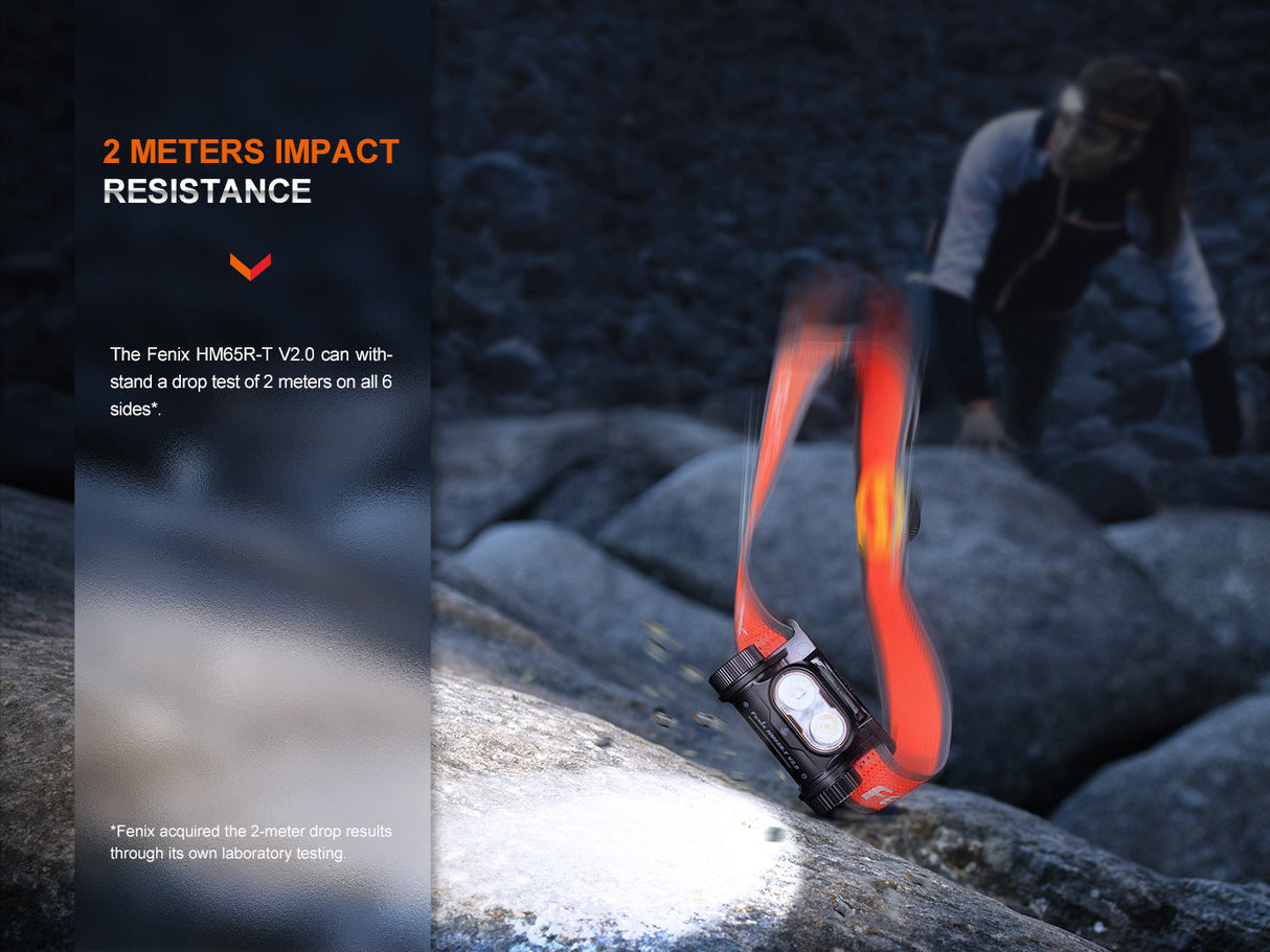 Fenix HM65R-T V2 Magnesium Trail Headlamp Adventure-Ready