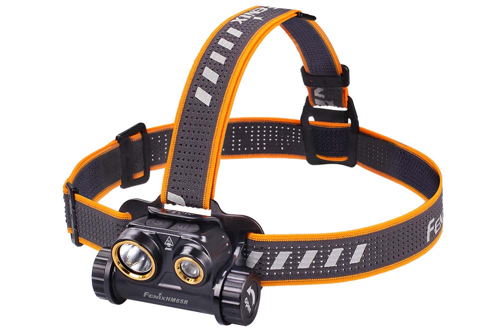 Fenix HM65R Rechargeable Headlamp 1400 Lumens Dual Spotlight Floodlight Magnesium Construction For Outdoor Enthusiasts