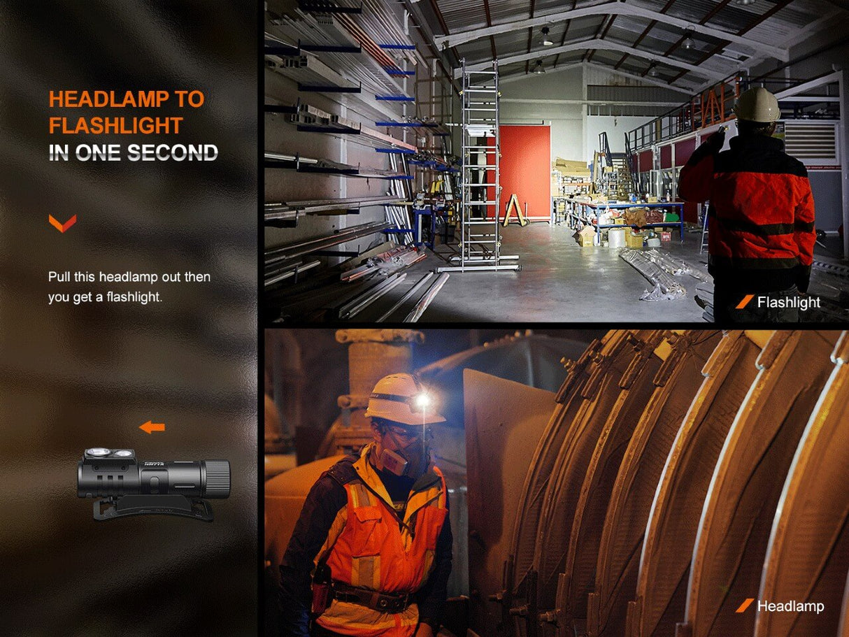 Fenix HM71R Rechargeable LED Headlamp - Trail-Ready