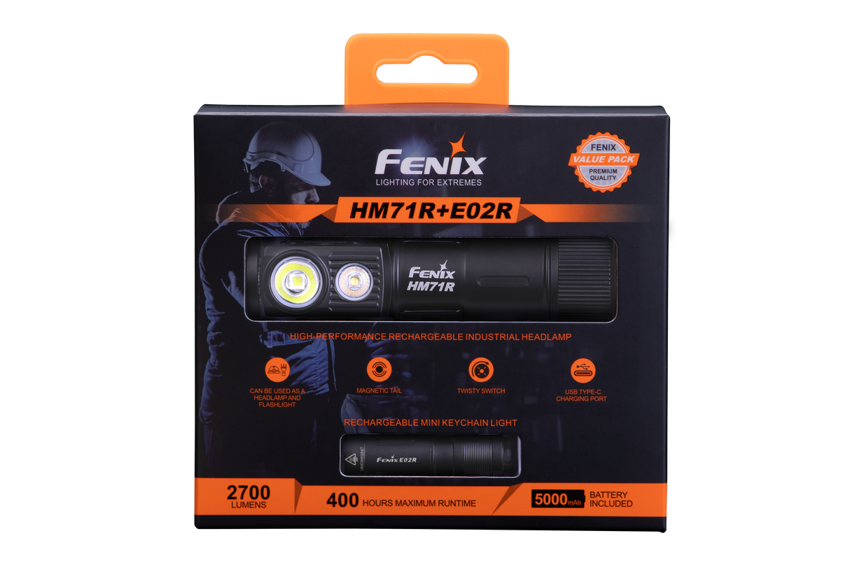 Fenix HM71R Rechargeable LED Headlamp - Trail-Ready