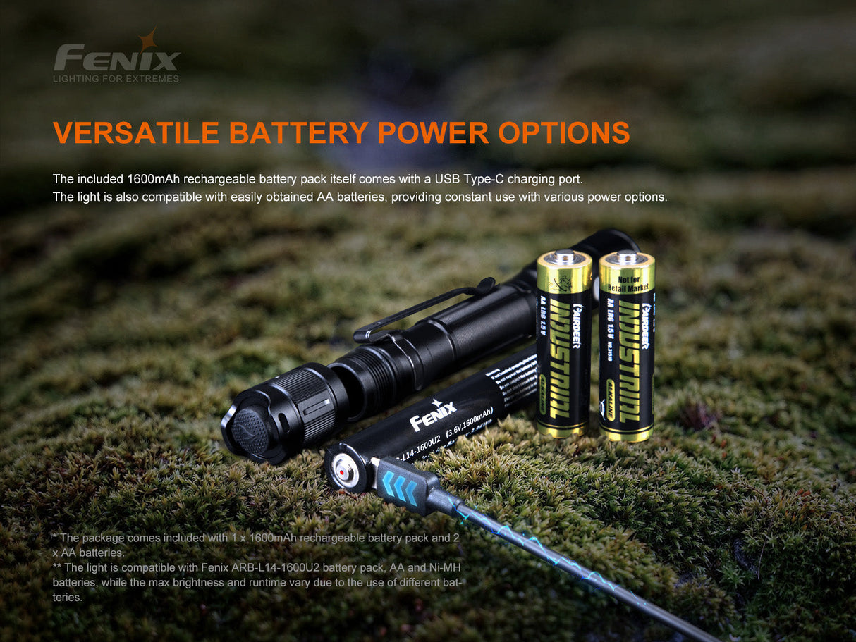 Fenix LD22 V2 Compact LED Flashlight 800 Lumens EDC Ready With Dual Switch And Durable Aluminum Body For Outdoor Fans