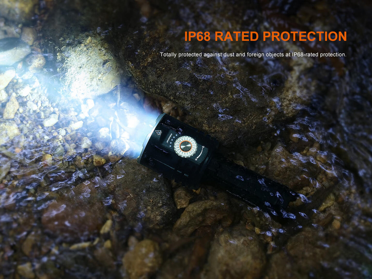 Fenix LR35R Pro Rugged Rechargeable Palm Sized Searchlight For Professionals And Outdoor Enthusiasts