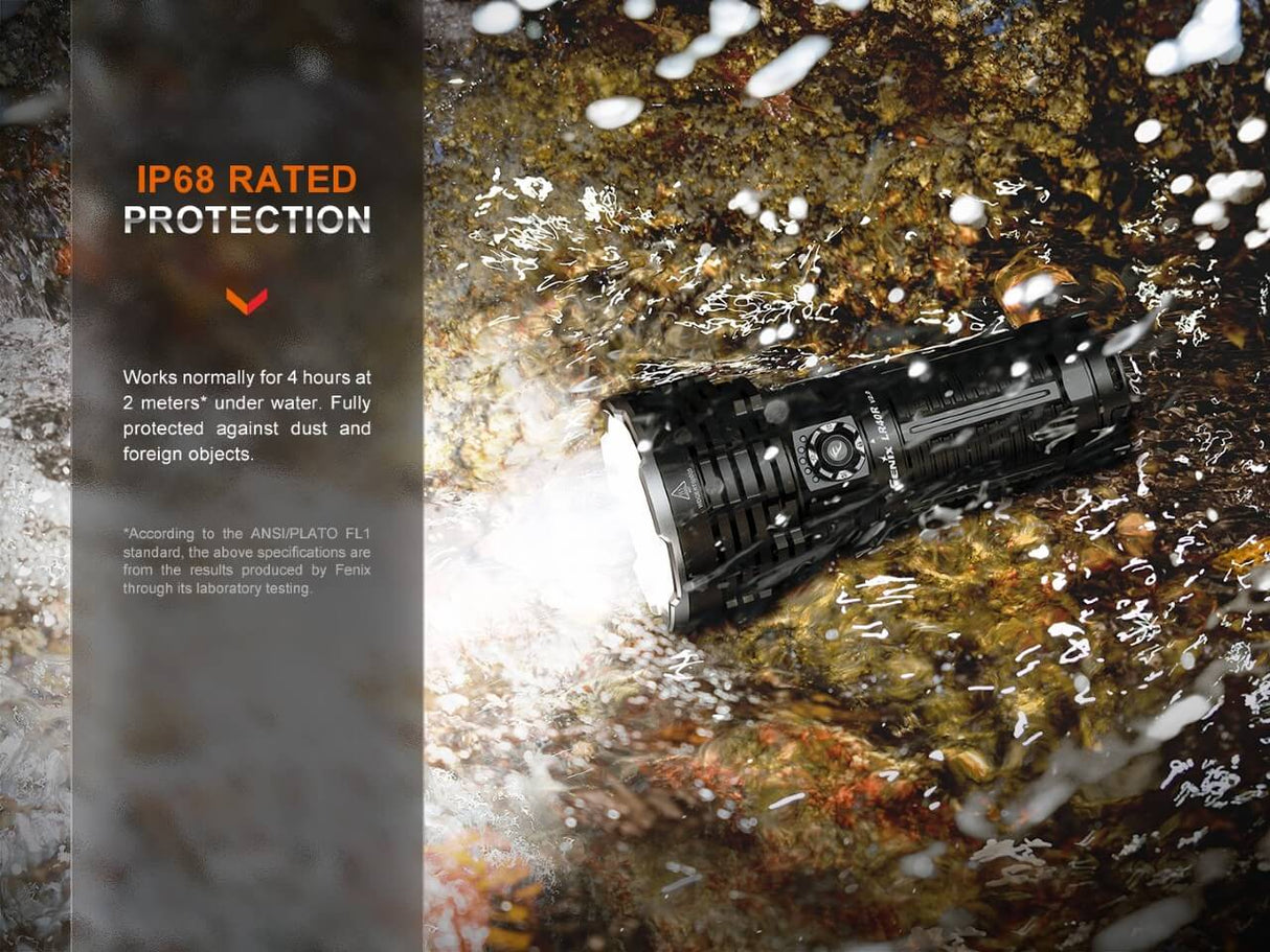 Fenix LR40R V2 Rechargeable LED Searchlight One Hand Operation For Outdoor Pros 15000 Lumens 900m Range