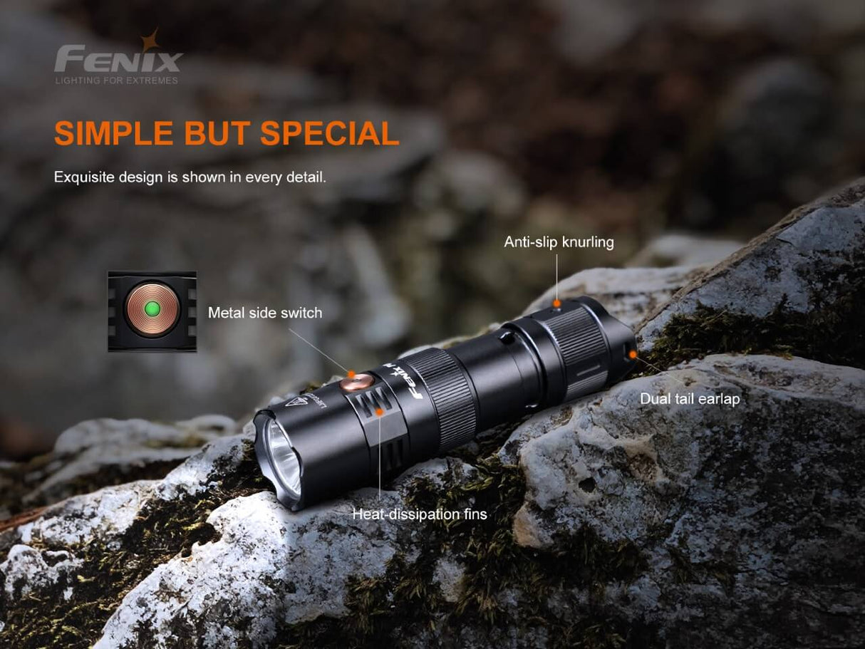 Fenix PD25R USB-C Rechargeable LED Flashlight – Trail-Ready