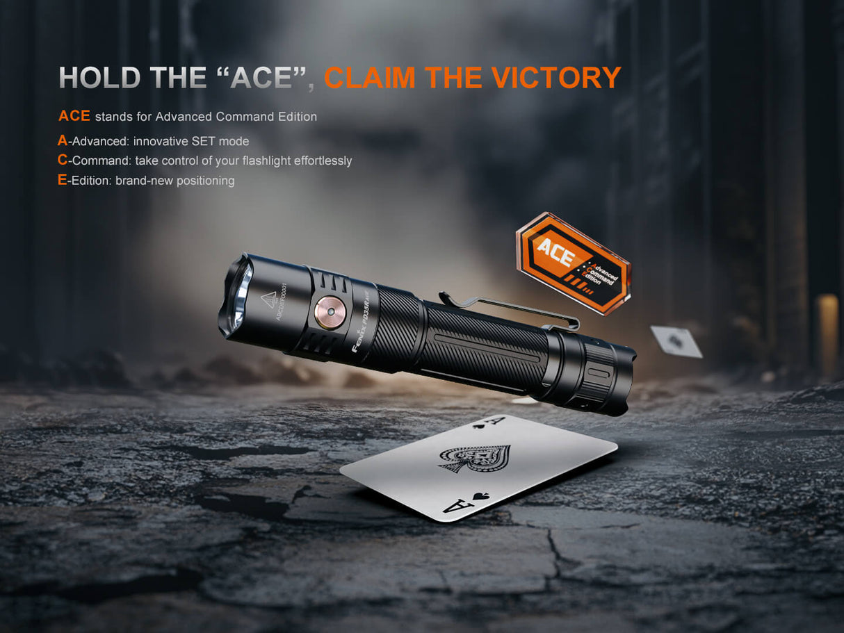 Fenix PD35R ACE Tactical Flashlight - Trail-Ready Gear