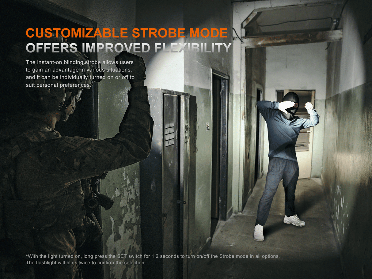 Fenix PD35R ACE Tactical Flashlight - Trail-Ready Gear