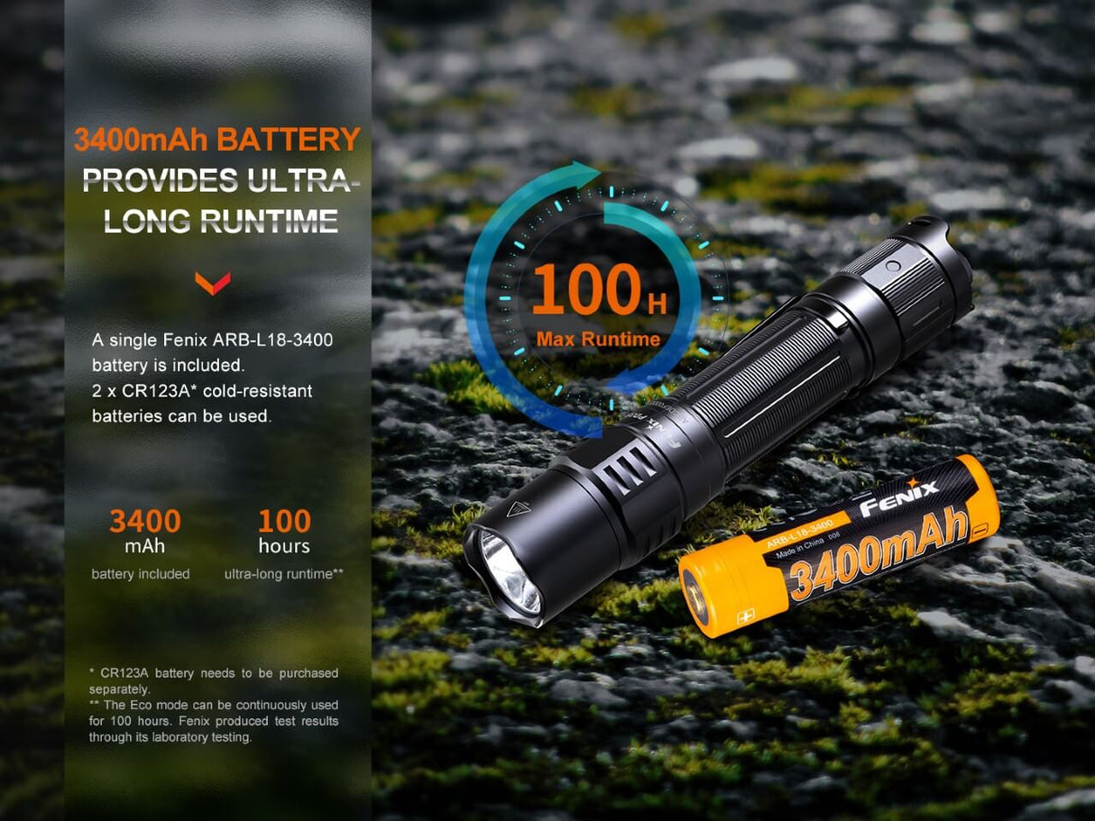 Fenix PD35R Compact Rechargeable Flashlight - Trail Ready