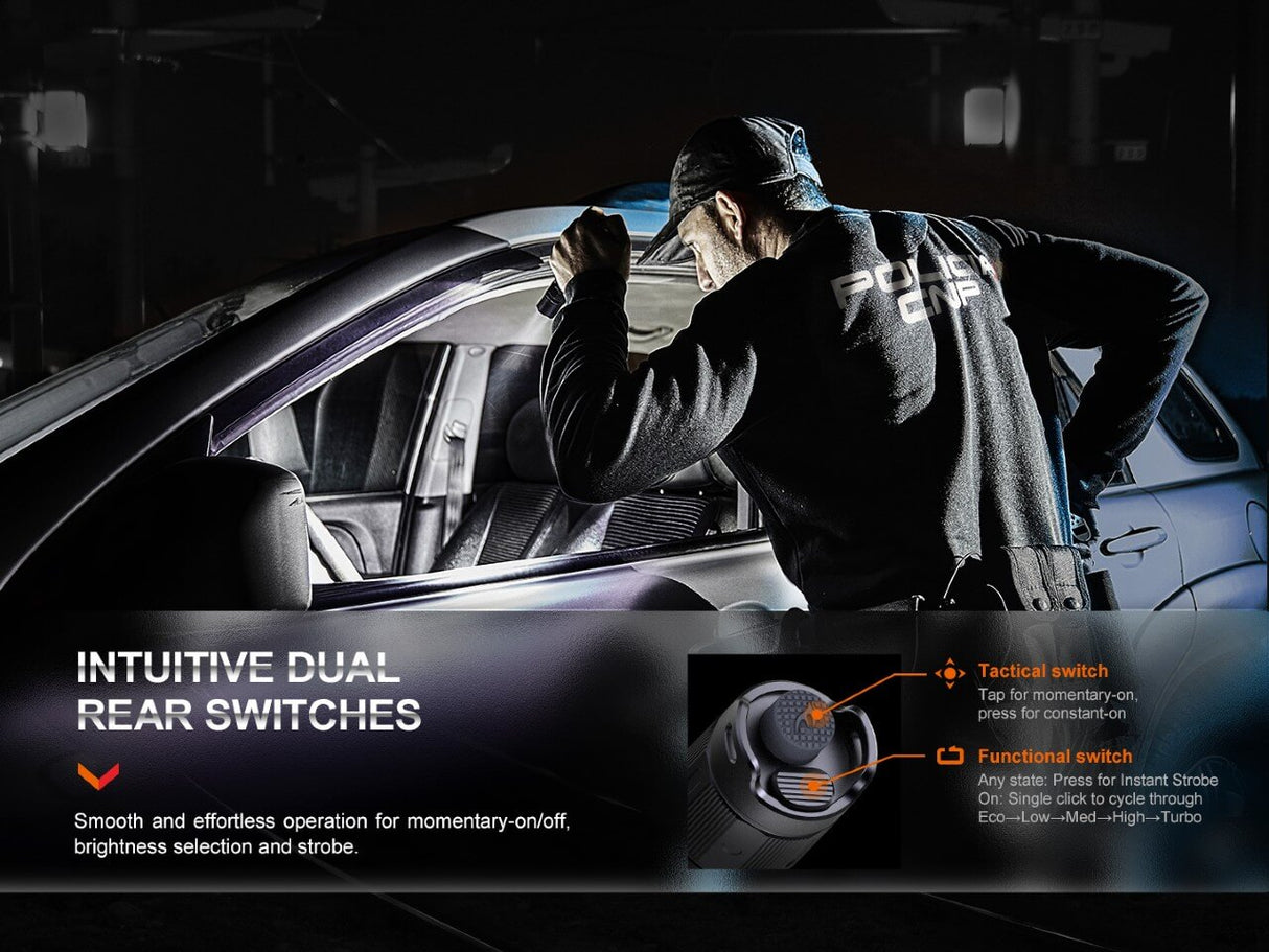 Fenix PD35R Compact Rechargeable Flashlight - Trail Ready