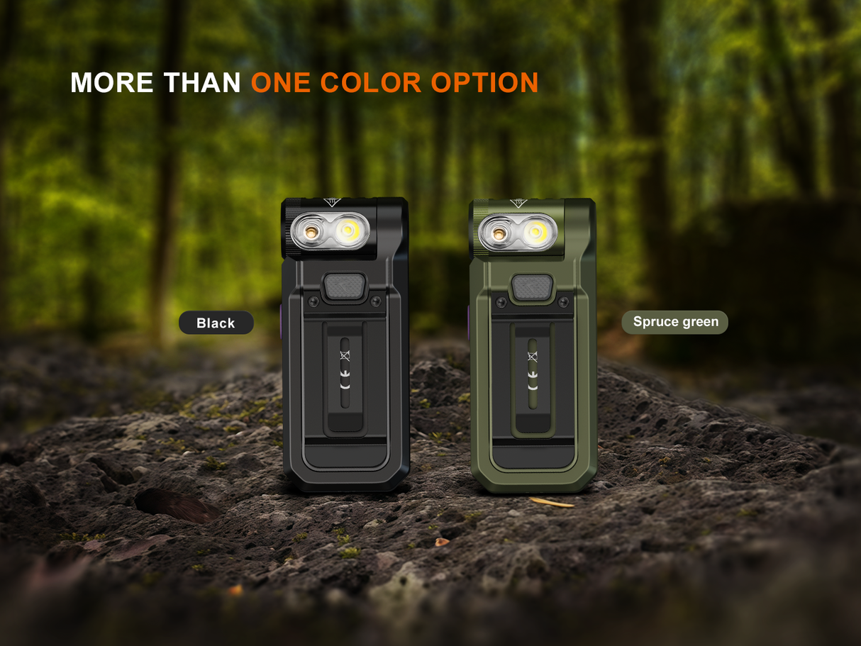 Fenix SW05R Clip On Light Versatile USB C Rechargeable With Red Or UV Output For Outdoor Enthusiasts