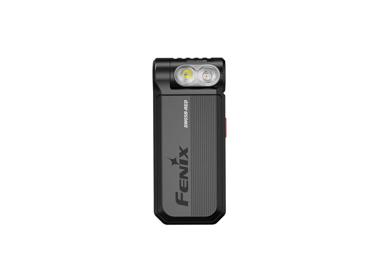 Fenix SW05R Clip On Light Versatile USB C Rechargeable With Red Or UV Output For Outdoor Enthusiasts