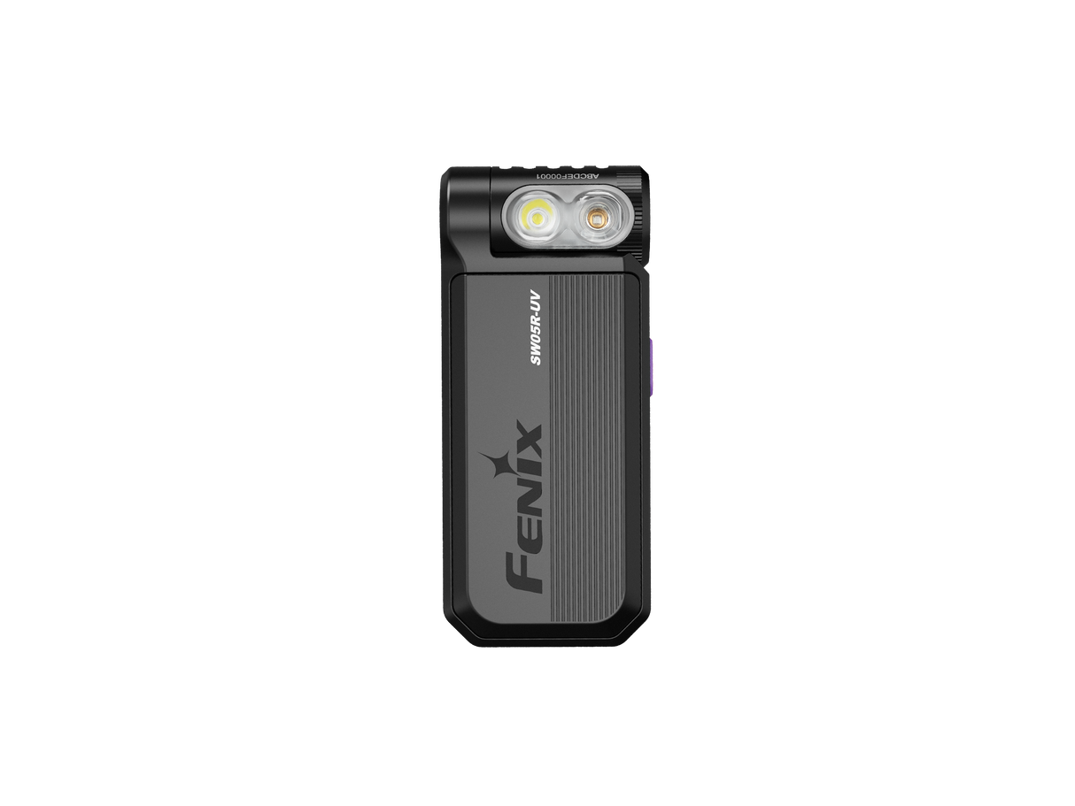 Fenix SW05R Clip On Light Versatile USB C Rechargeable With Red Or UV Output For Outdoor Enthusiasts