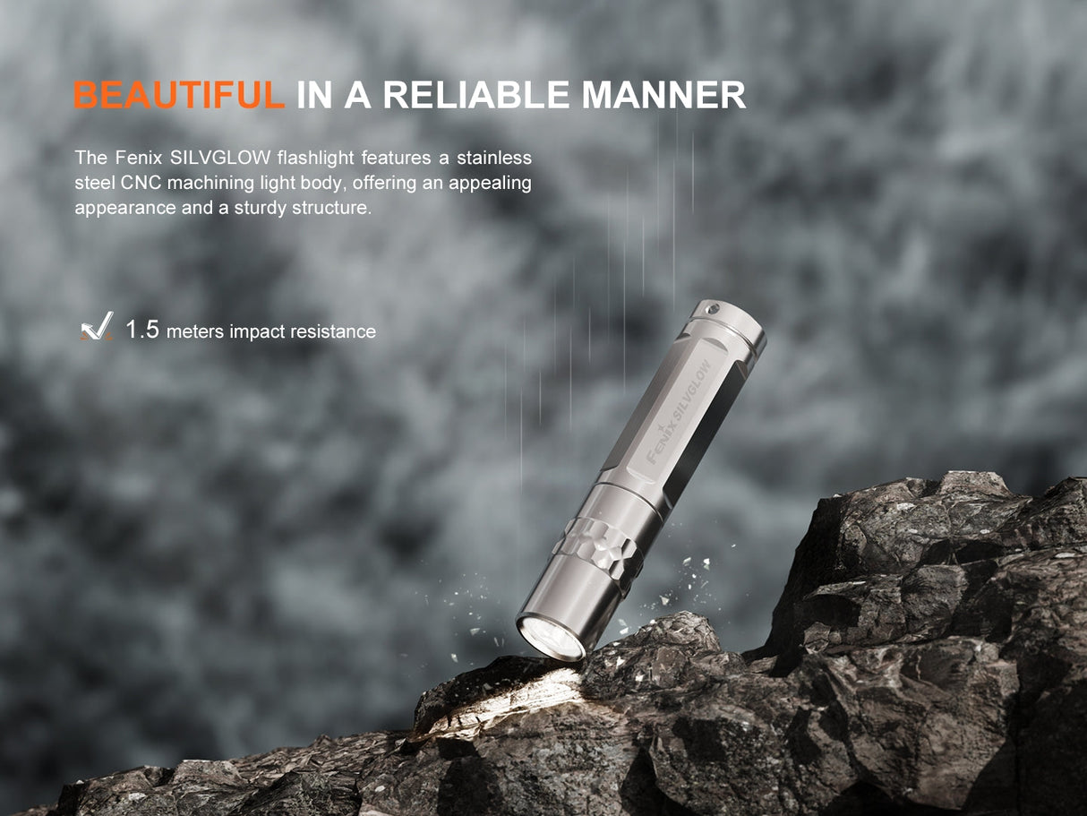 Fenix SilvGlow Limited Edition AAA Flashlight for Collectors and Everyday Users Worldwide