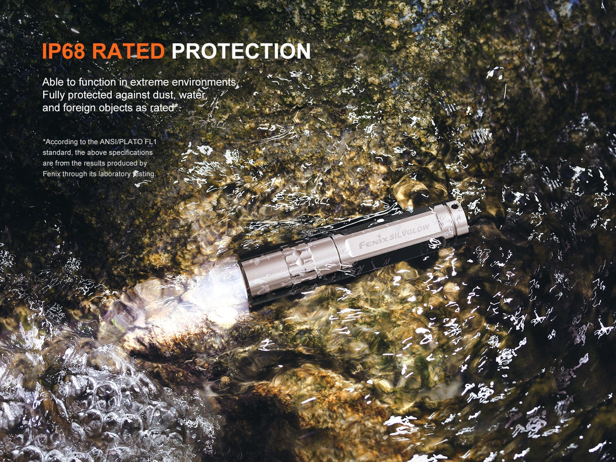 Fenix SilvGlow Limited Edition AAA Flashlight for Collectors and Everyday Users Worldwide