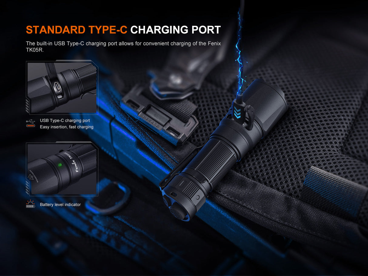 Fenix TK05R Compact Tactical EDC Flashlight Adventure Ready