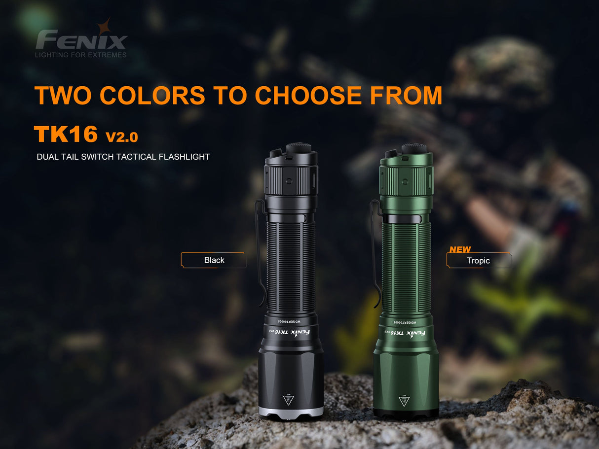 Fenix TK16 V2.0 Tactical Flashlight 3100 Adventure Ready