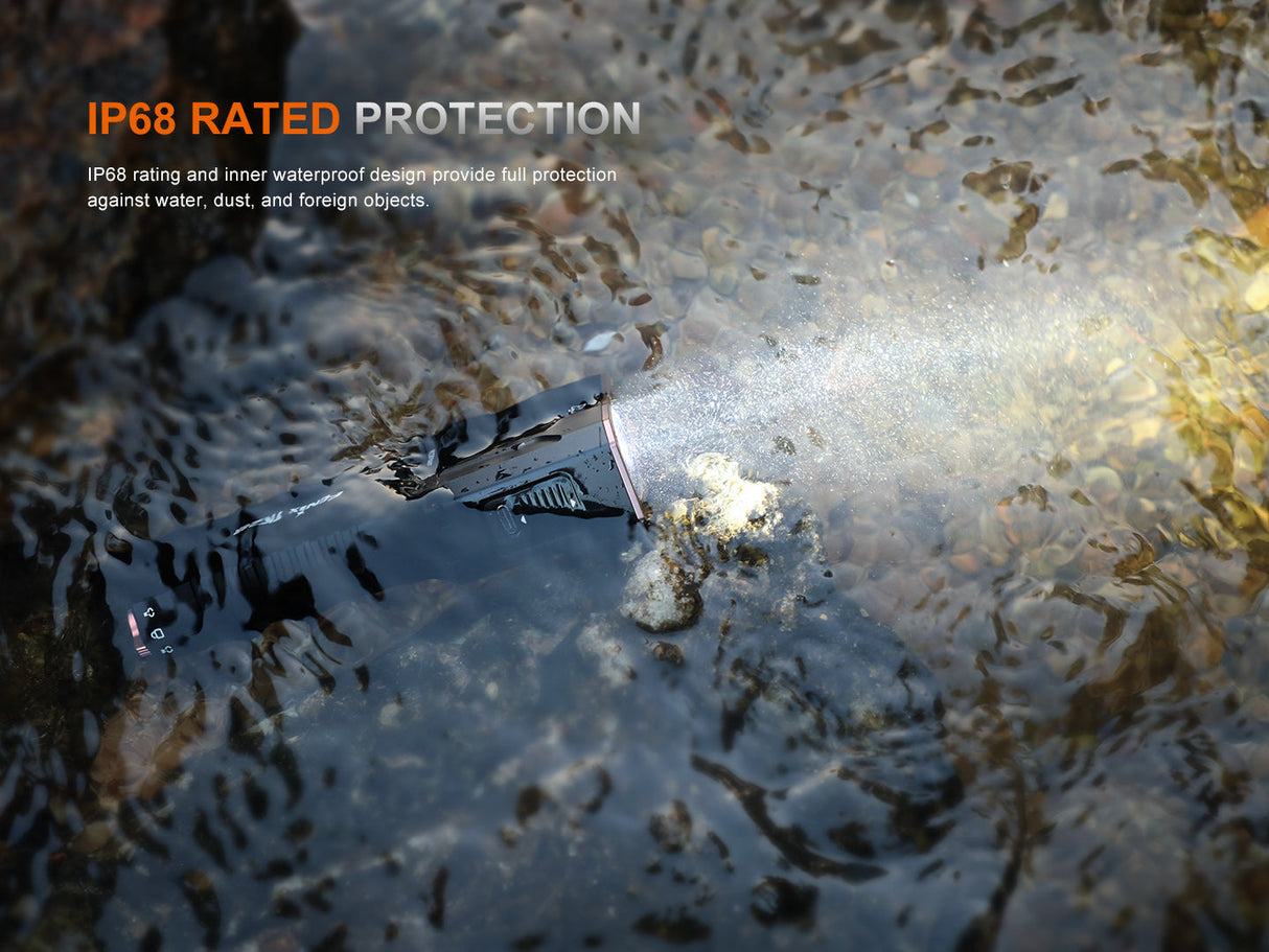 Fenix TK28R Multi-LED High-Performance Flashlight 6500 Lumens Spotlight Flood Red Light for Outdoors