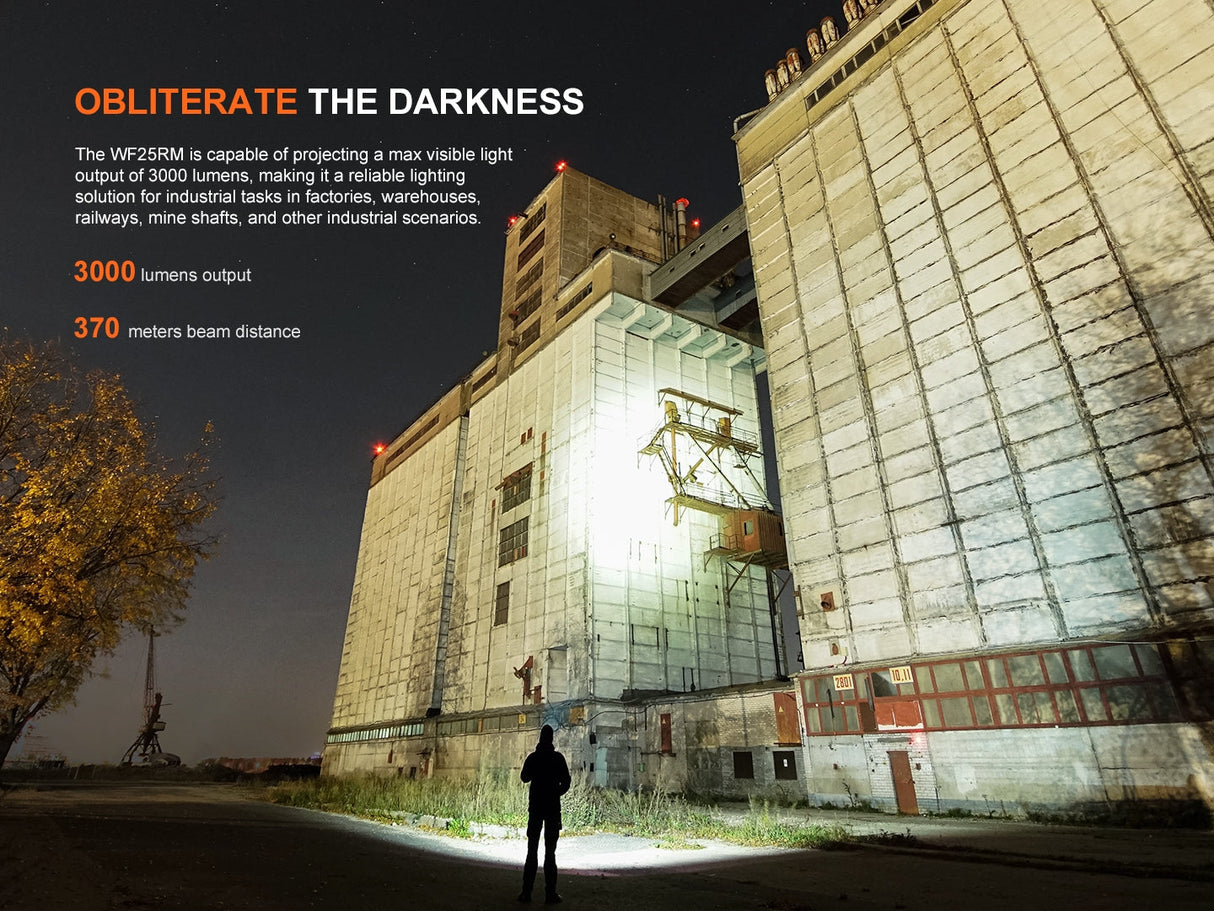 Fenix WF25RM Duty Light Multifunctional Cradle Charger 3000 Lumens 365nm UV For Professionals