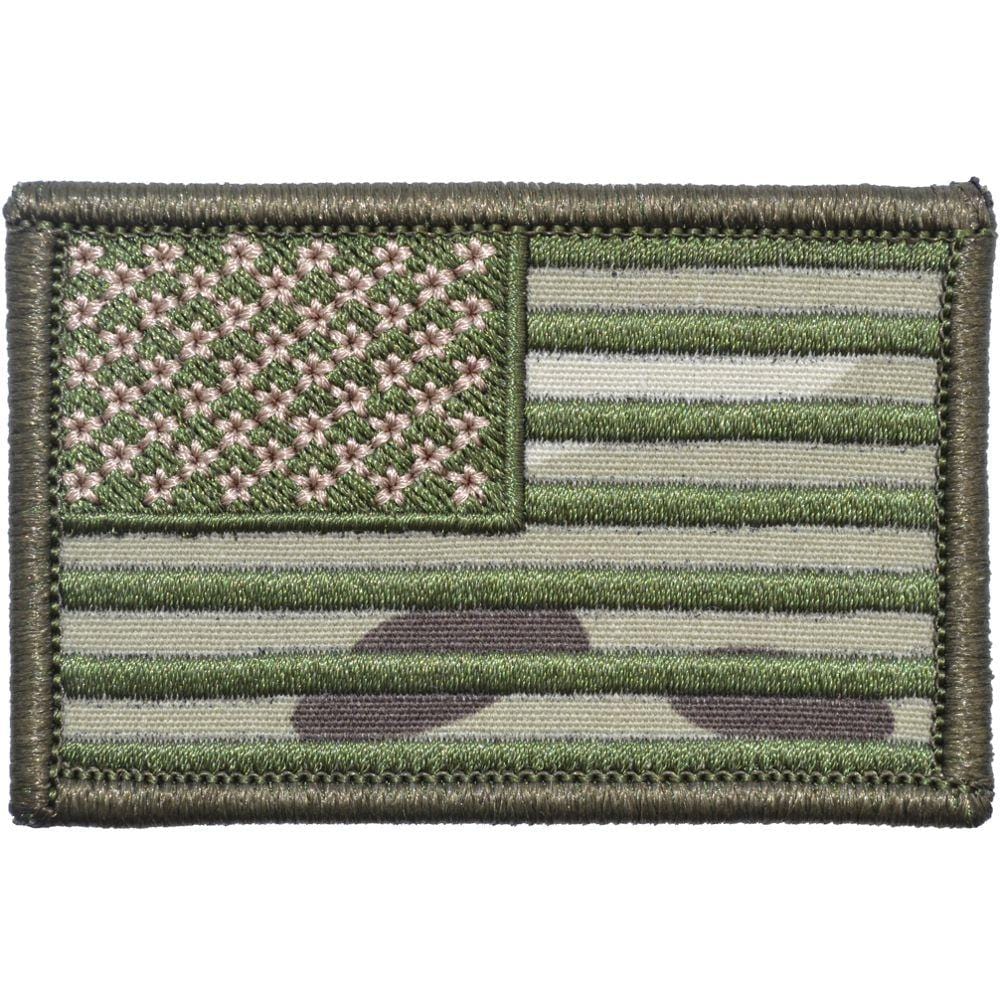 US Flag - 2x3 Patch - MultiCam w/ Olive Drab