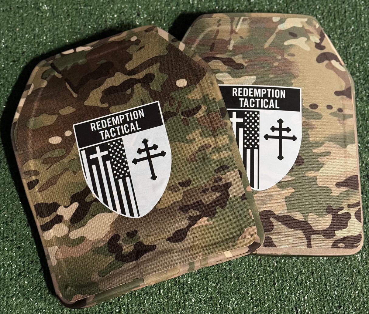 Archangel 2.0 FULL KIT Armor COMBO PACKAGE LIGHTWEIGHT LEVEL IV (2) 10x12 Front/Back Plates (2) 6x8 Side Plates, Archangel Placard (Level IIIA)