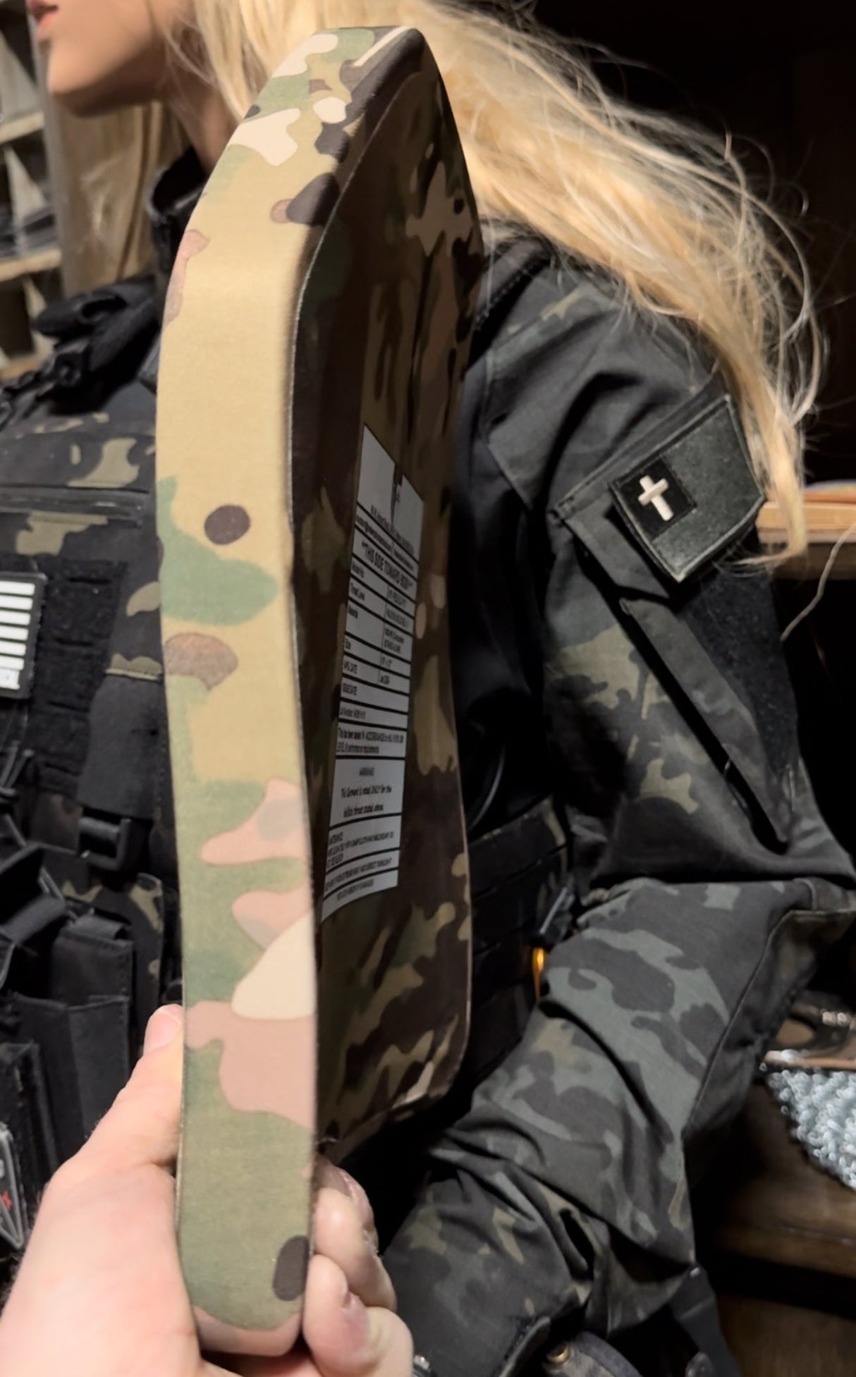 Double MULTI-CURVE | 10x12 Level III Ultra Light PE Ballistic Female Multicurve Plates (Single Plate or as a Set)