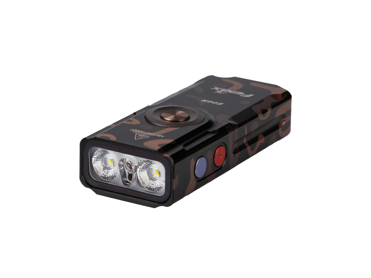 Fenix E06R Keychain Light With Powerful 700 Lumen Output White UV Red Laser Pointer For Everyday Carry Enthusiasts