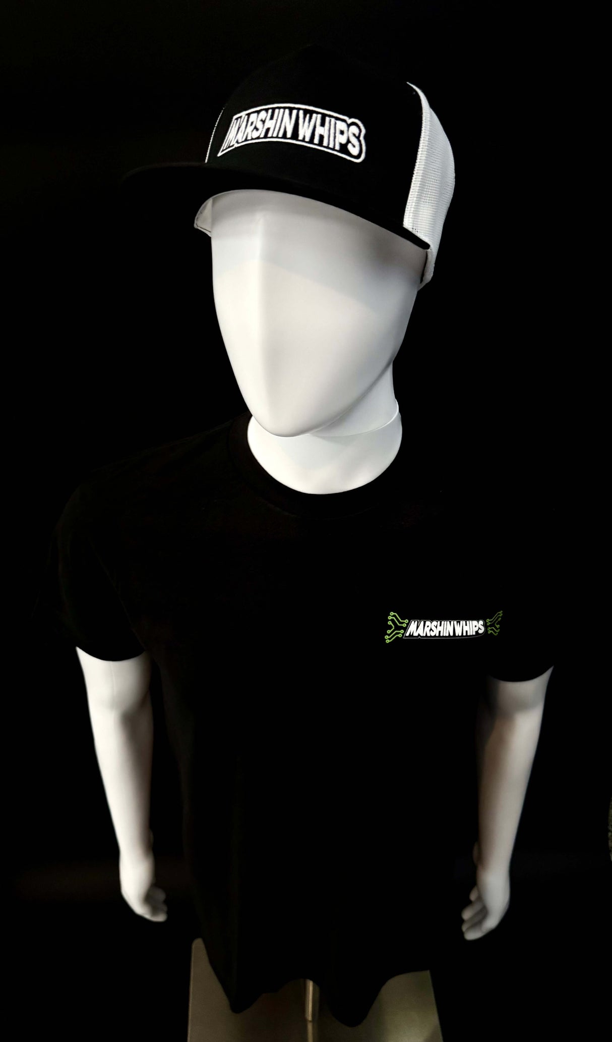 Marshin Whips Black & Green UFO T-Shirt