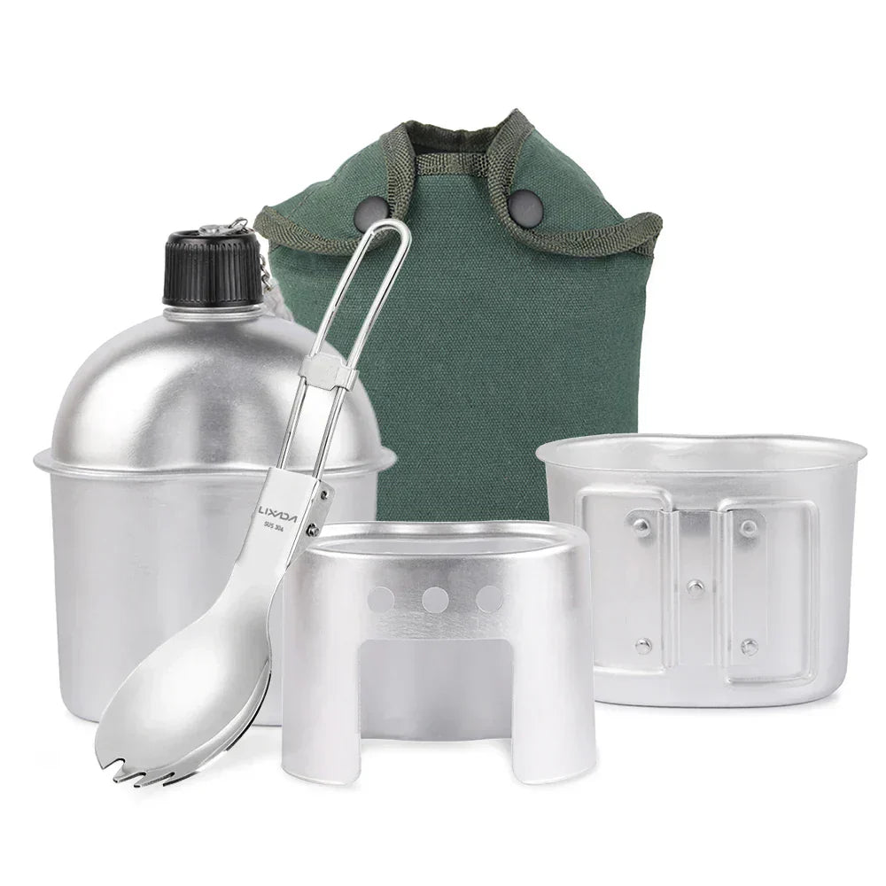 4pcs Cookware Set Outdoor Camping-0