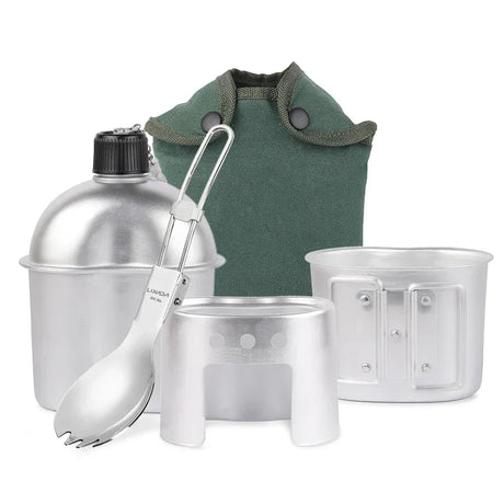 4pcs Cookware Set Outdoor Camping-0