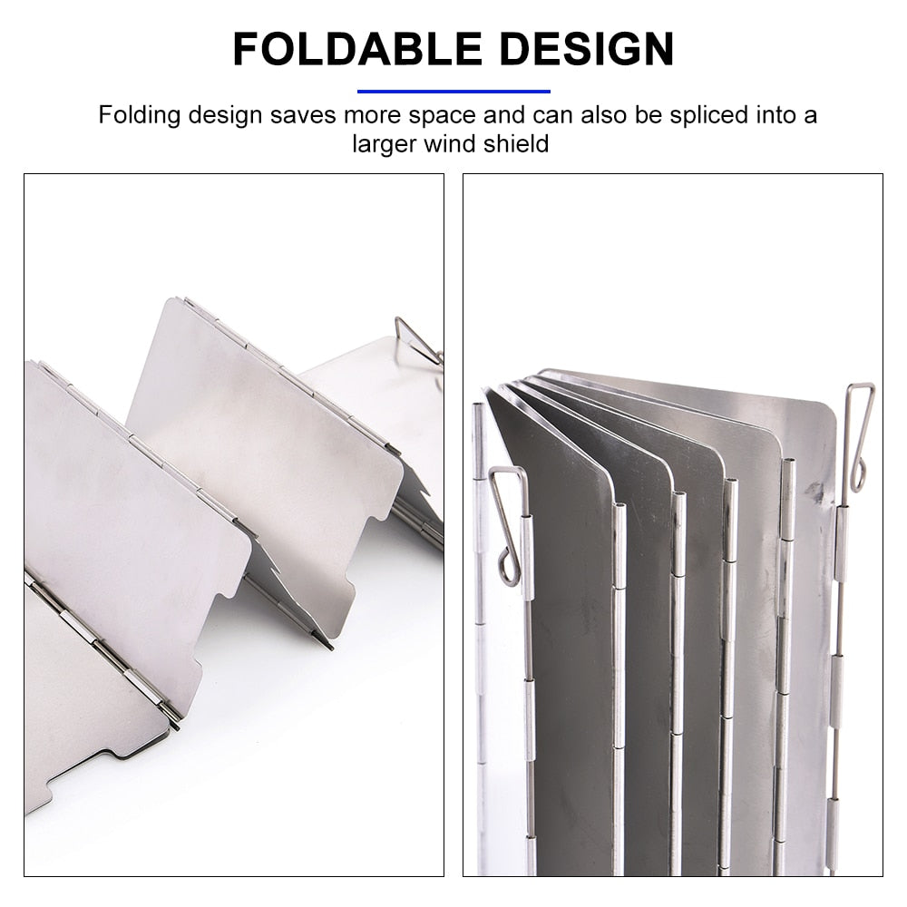 Camping Portable Stove Wind Shield-4