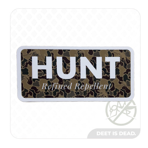 HUNT Refined Repellent Decal Four Pack