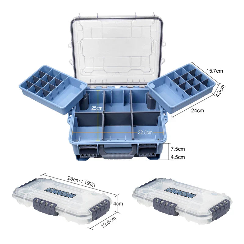 Portable Multi-Layer Fishing Tackle Box-1