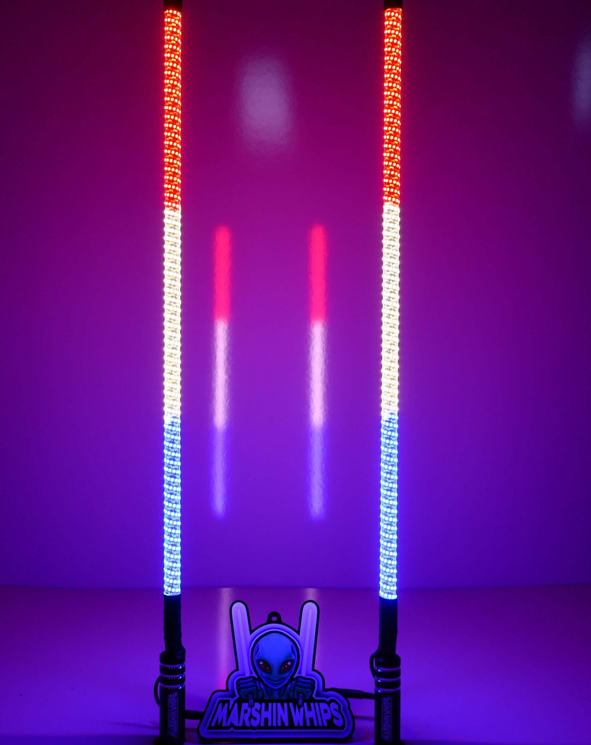 V2 Black Out - Set of Whips