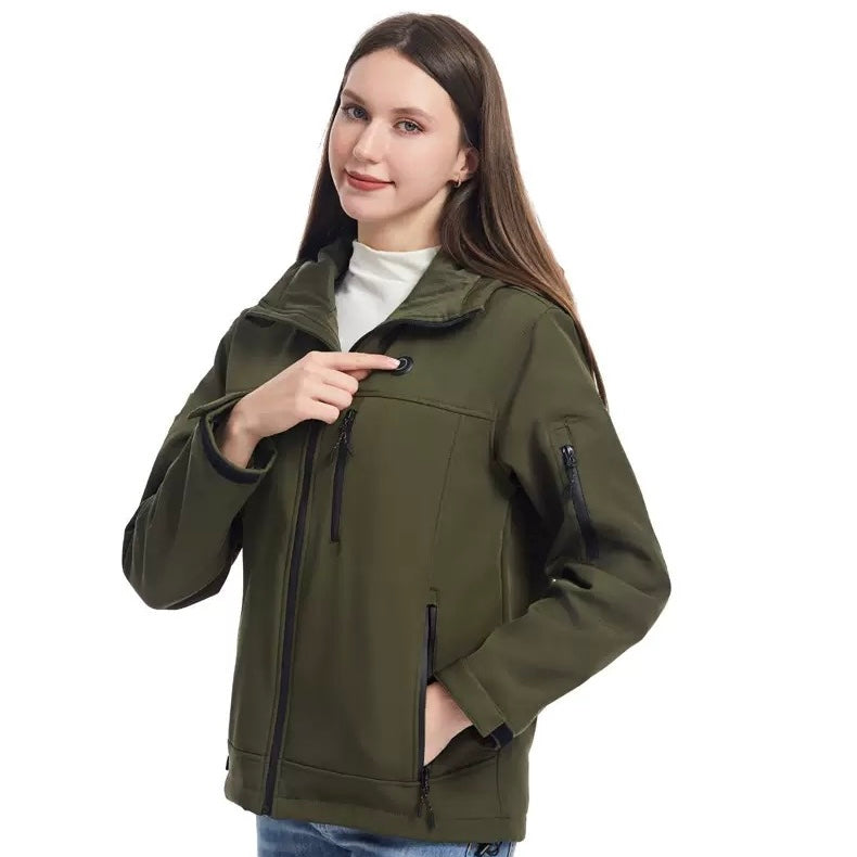 10-Zone Softshell Heated Jacket Waterproof Winter Coat|LITEGUEST™