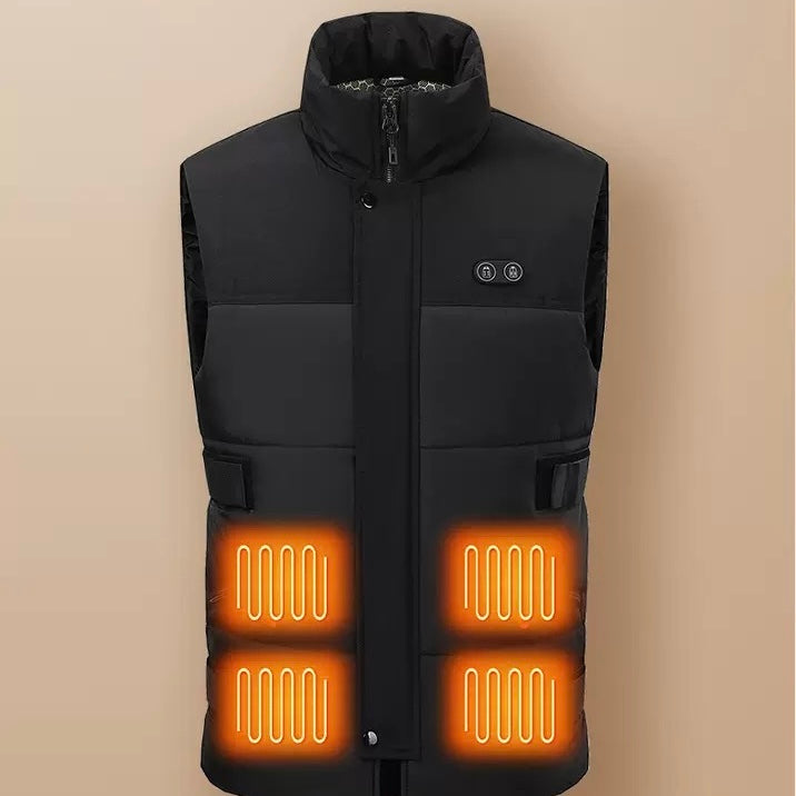 8-Zone Dual-Control Adjustable Waist Heated Vest | LITEGUEST