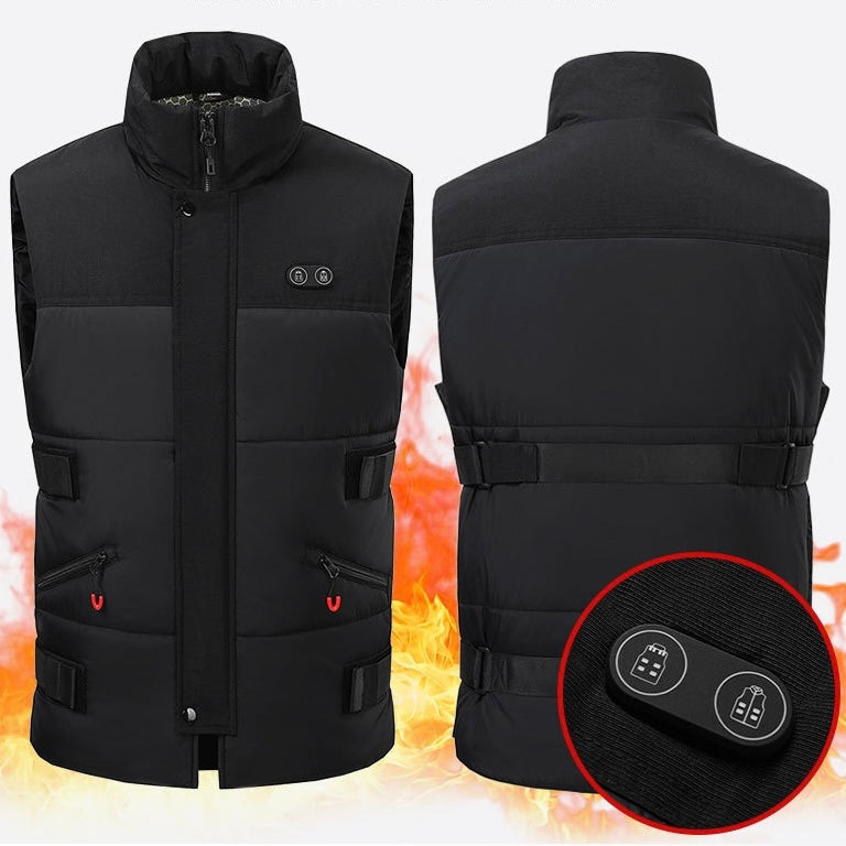 8-Zone Dual-Control Adjustable Waist Heated Vest | LITEGUEST