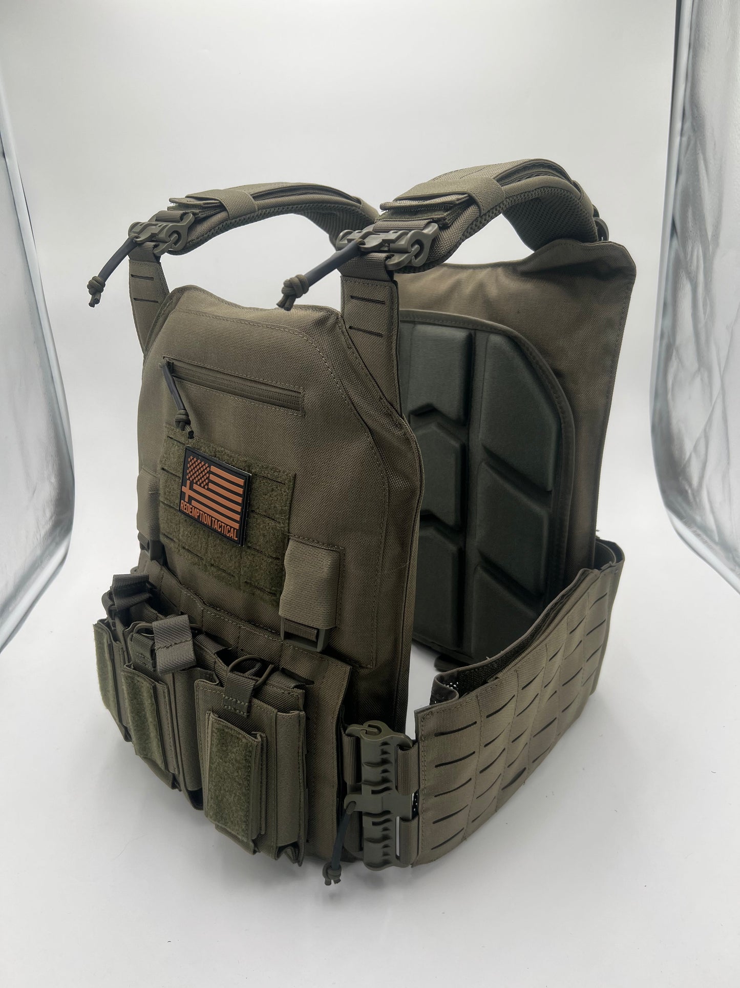 Redemption Tactical® "CRUSADER 2.0 XL” Plate Carrier Vest with Side Cummerbund