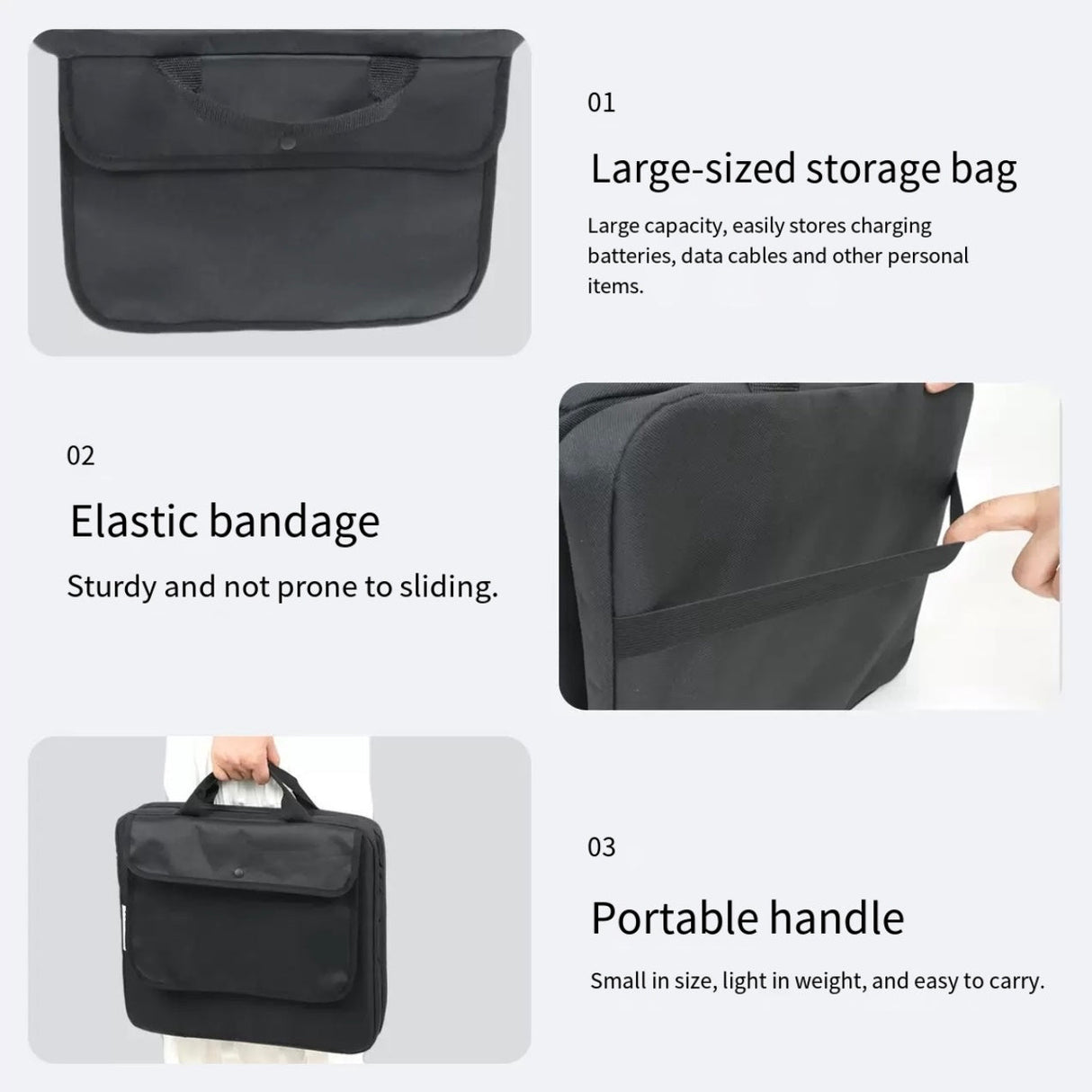 LITEGUEST USB Heated Stadium Seat Cushion Foldable Portable Chair Pad