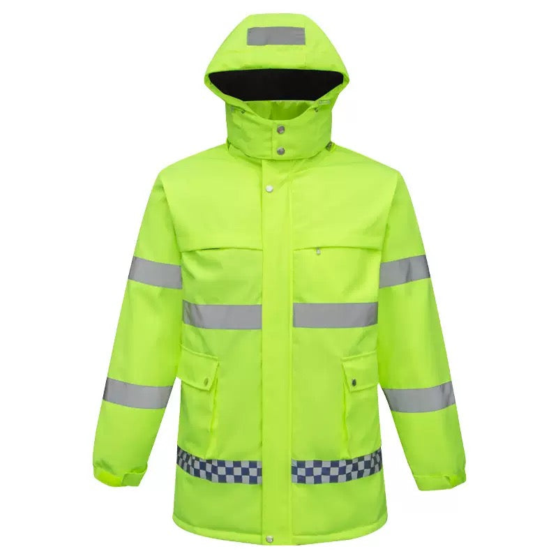 LITEGUEST Smart Heated Reflective Work Jacket for Outdoor Duty