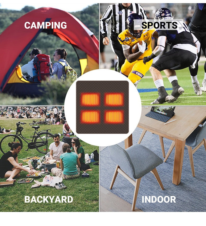 LITEGUEST™ Heated Seat Cushion – Portable Warmth for Outdoor Use