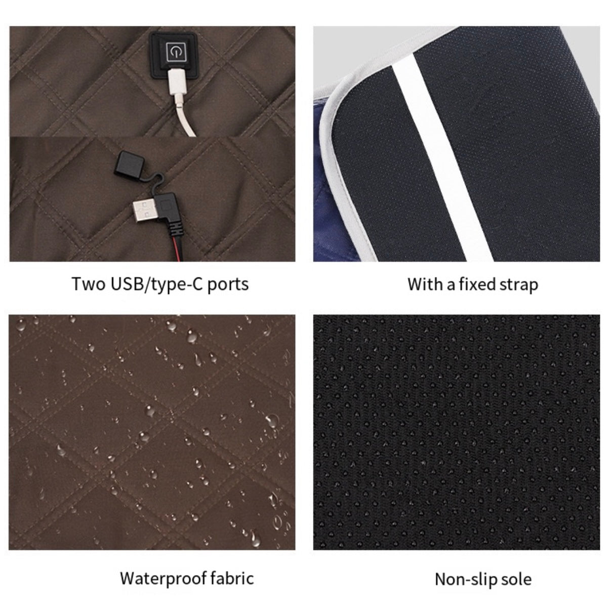 LITEGUEST™ Heated Seat Cushion – Portable Warmth for Outdoor Use