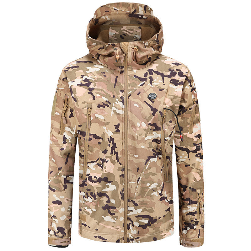 LITEGUEST Heated Camouflage Jacket Built for Outdoor in Cold Weather