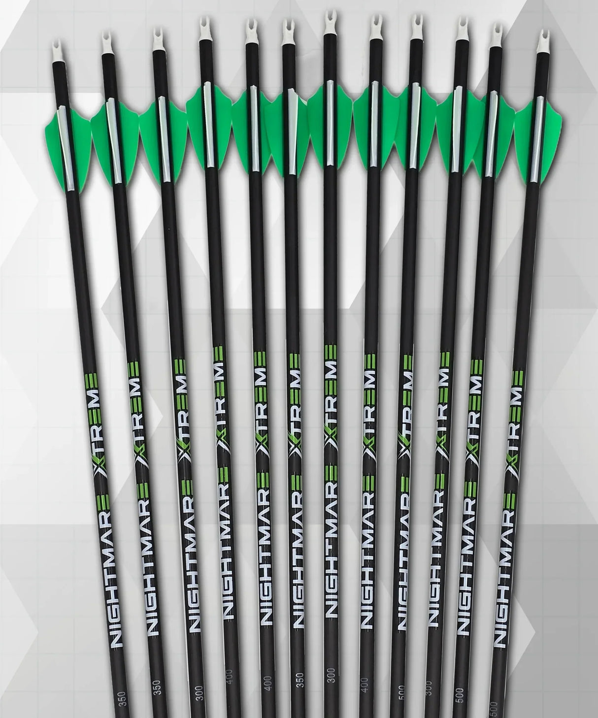 Nightmare Xtreme 2.0 300 / 350 / 400/ 500 spine Arrow 6/Pack Fletched