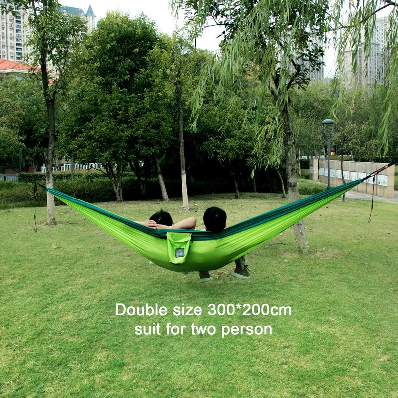 Portable Nylon Parachute Camping Hammock-2