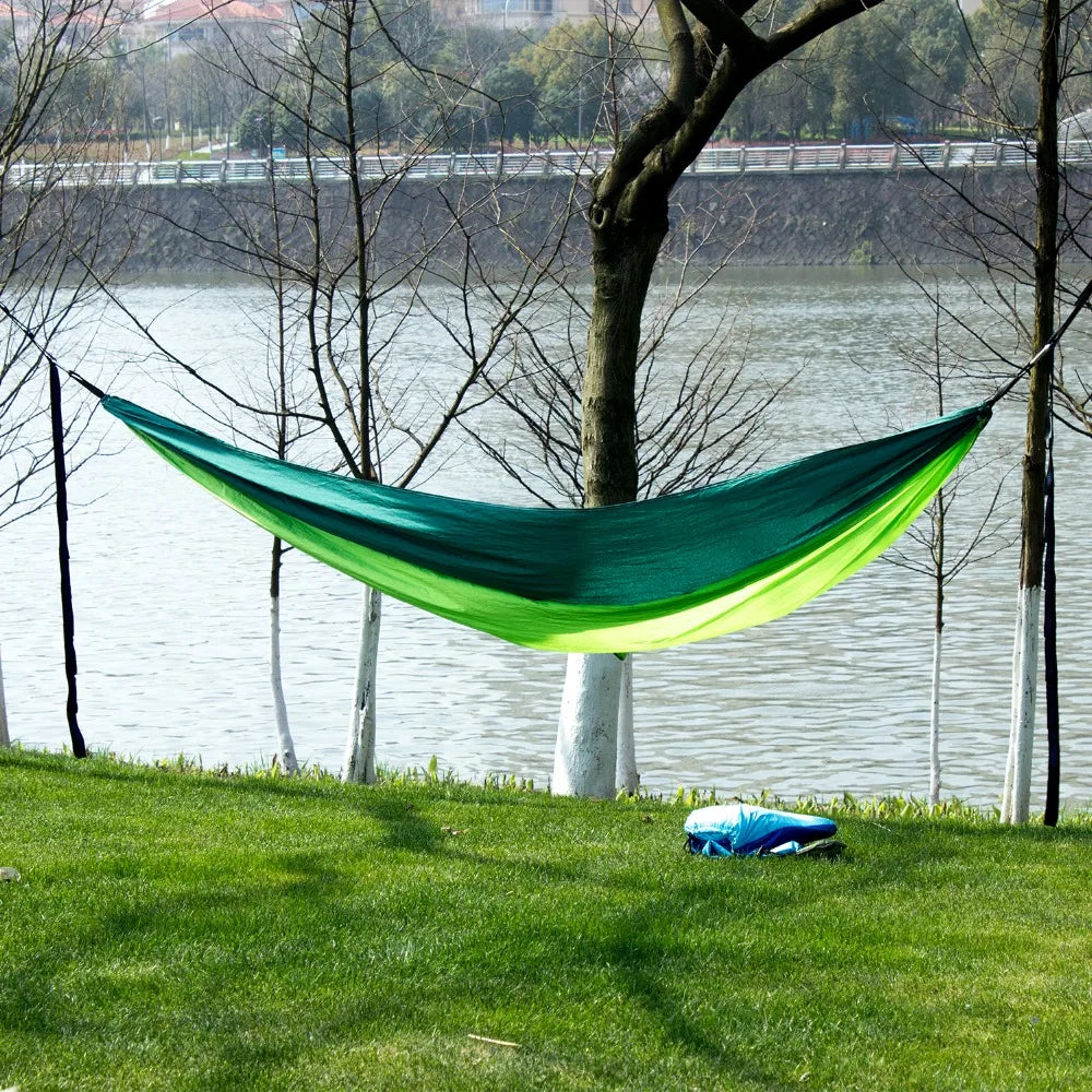 Portable Nylon Parachute Camping Hammock-4